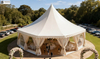 New Style Outdoor Wedding Polygonal Spire Pagoda Tent with Aluminum Alloy Frame Best-Selling Sizes Customization Available