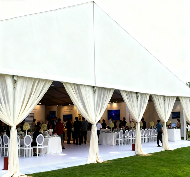 [Cloud Hall Series] 20×50m Exclusive Wedding Tent — Using Soft Light As A Brush To Weave An Undisturbed Romance