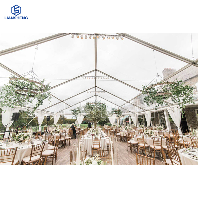 Liansheng · Sky Pavilion | 20m x 30m panoramic transparent PVC wedding tent (custom model)