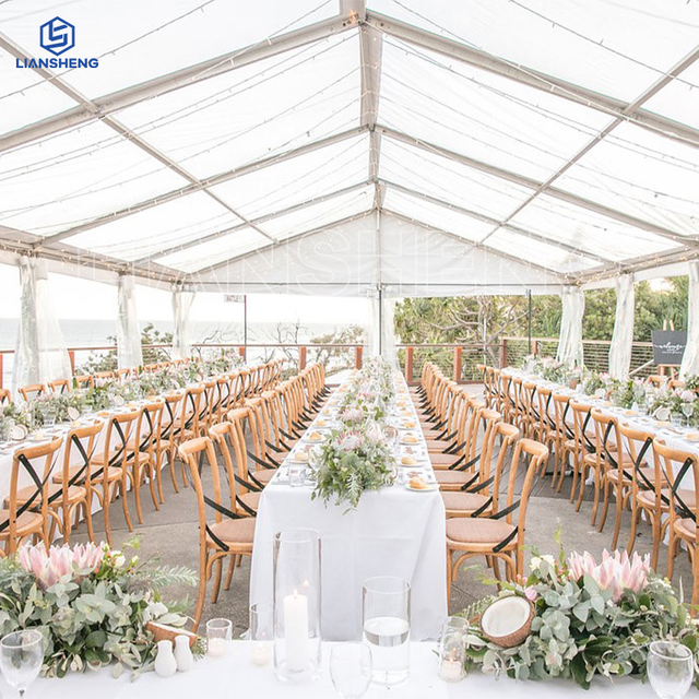 Aluminum Frame Glass Wall Marquee,20x50m Wedding Tents For Sale