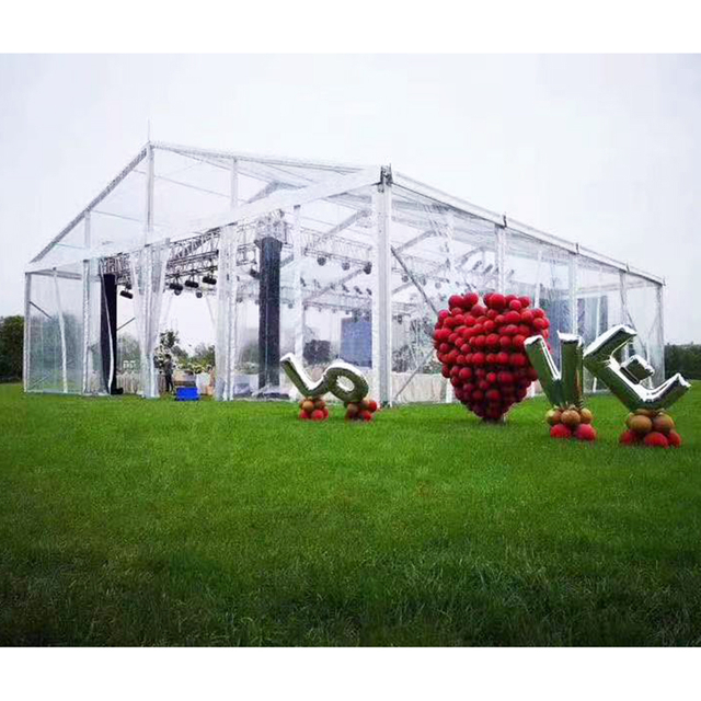 Marquee Tent Large Outdoor Wedding Event Tent Waterproof Index 2000-3000 Mm Canvas Exhibition Marquee Tent