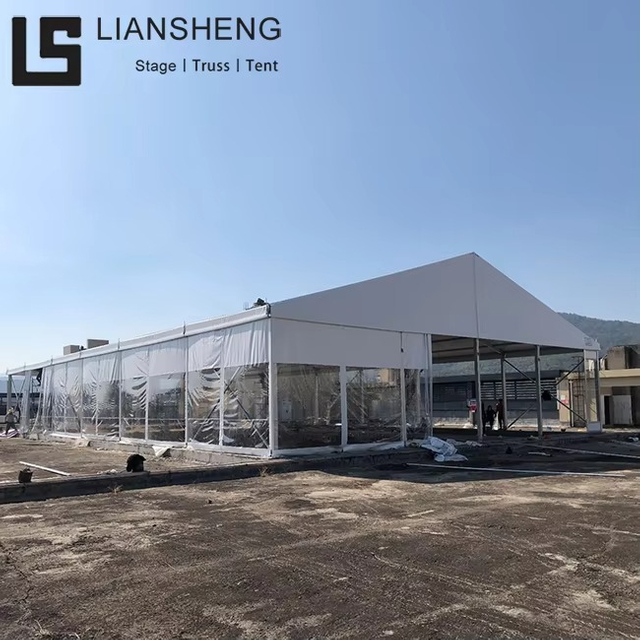 Luxury Windproof Tent Waterproof PVC Canopy Basketball Court Tent Aluminum Frame Permanent Structure Sports Tent