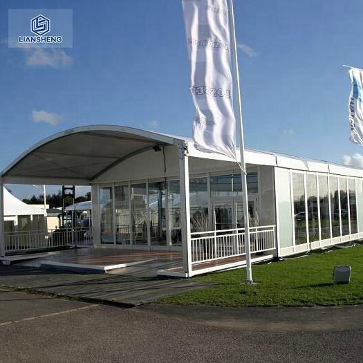 Factory Wholesale Price Outdoor Exhibition Tent Aluminum Alloy Structure Custom Tent Glass Wall Marquee Tent
