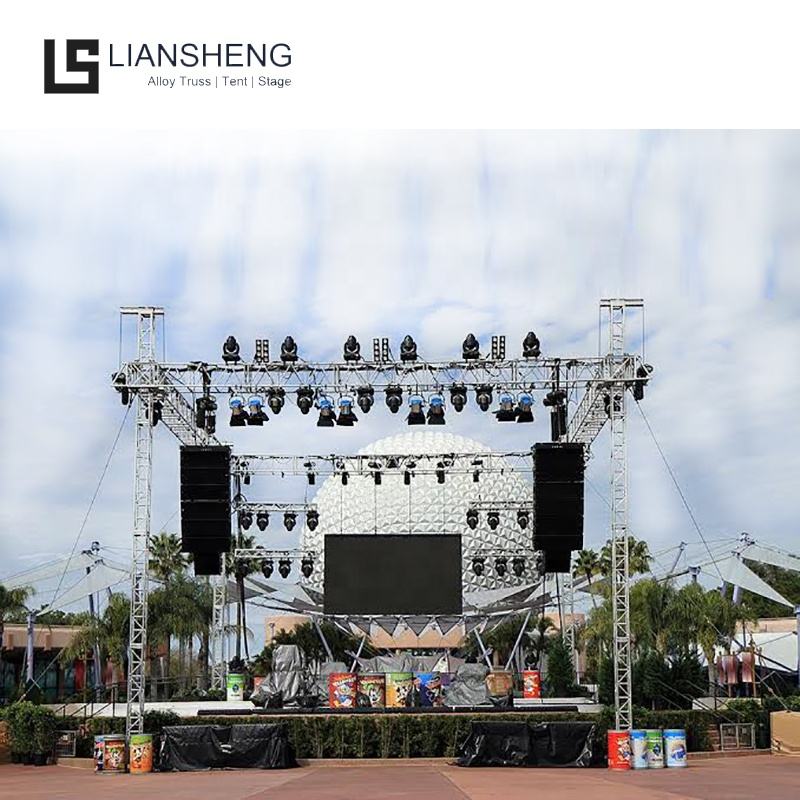 Outdoor Stage Truss System Heavy-Duty Aluminum Stage Frame for Events