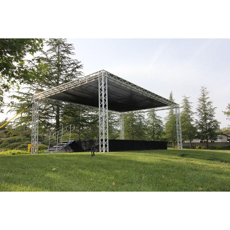 Outdoor Show Concert Aluminum Stage Truss 20 X 20 Stand Alone Frame Structure Platform Concert Truss