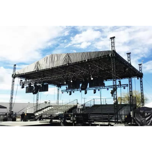 Aluminum Alloy Concert Stage Truss Supplier Professional Outdoor Stage Rigging System