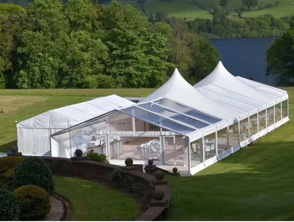 Luxury Transparent Outdoor Wedding Tent High Quality Custom Party Tent PVC ABS Glass Frame Tent