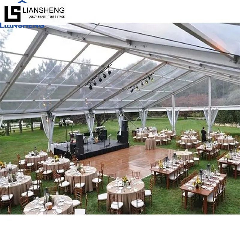 Large Transparent Aluminum Frame Wedding Tent Manufacturer Luxurious Party Event Tent Supplier