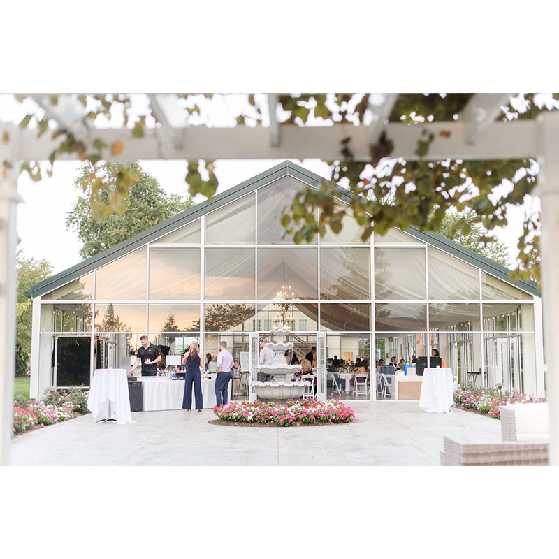 Luxury Big Aluminum Outdoor White A shape Marquee Party Wedding Tents for 200 300 500 People Events