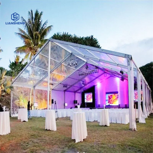  Outdoor Luxury Party Wedding Tent,Transparent Trade Show Warehouse Pagoda For Sale Span 20X30M For Event