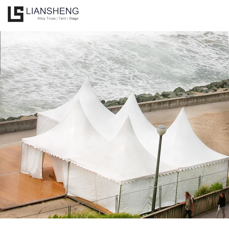 Outdoor Pagoda Tent Setup