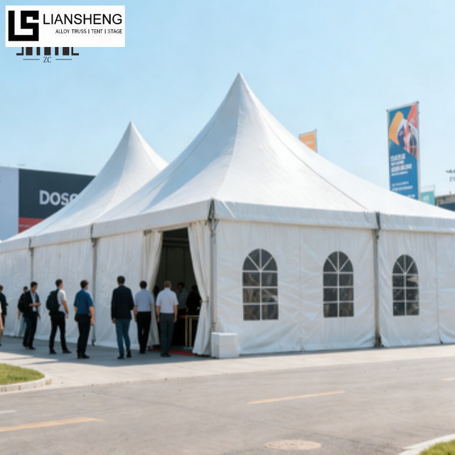 Pagoda Tent for Events & Weddings | Elegant High Peak Aluminum Tent