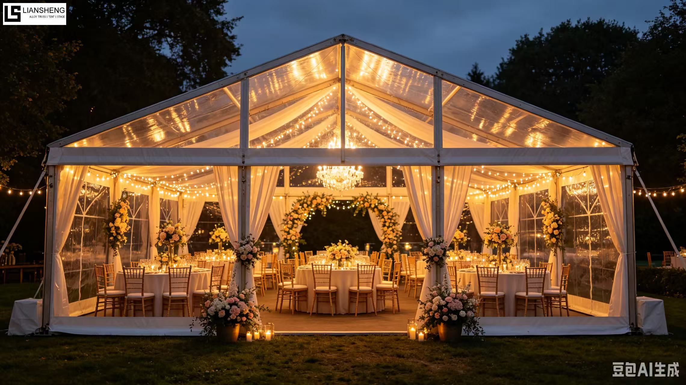 Transparent Tent – Elegant Clear Structure for Luxury Events