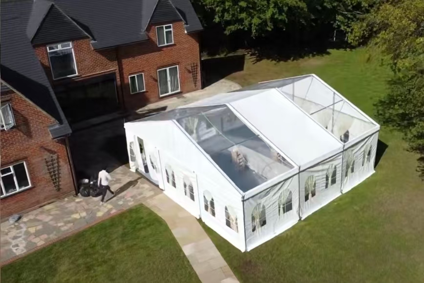 Aluminum Frame Heavy Duty PVC Marquee Tent For Warehouse Wedding Outdoor Event