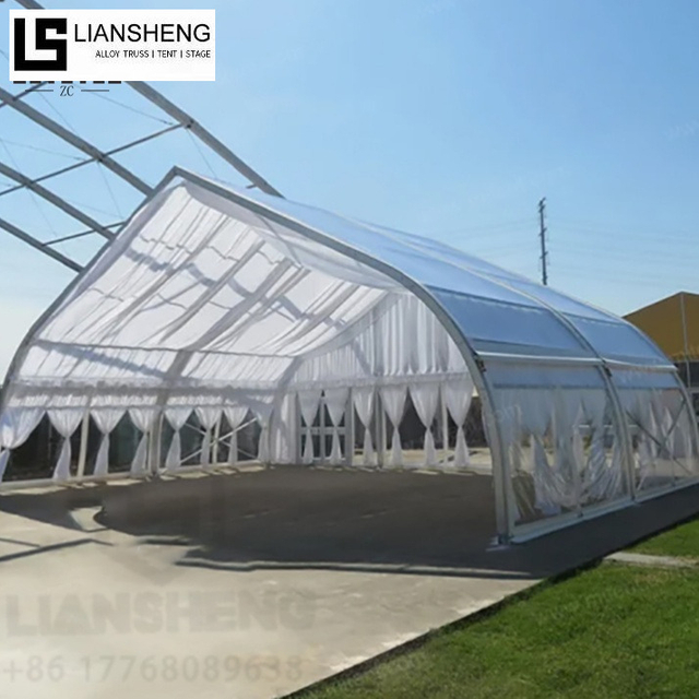 Peach Shape Tent – Curved Roof Aluminum Frame Event Tent for Weddings & Events